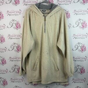 Pavo sweater vintage hoodie cream white Beige Hooded Pullover
